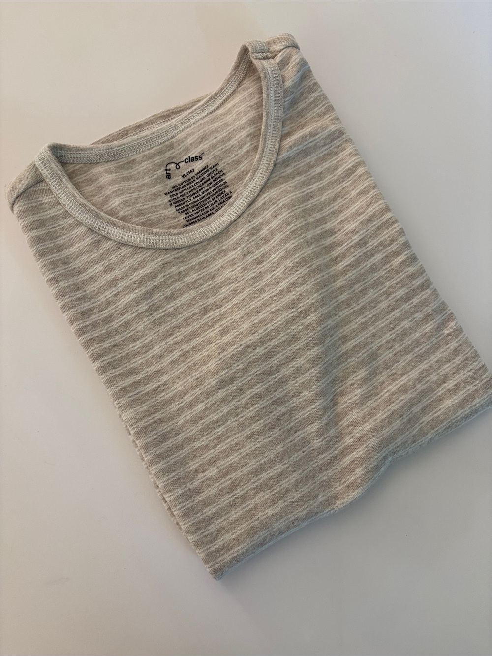 art class Girls Striped Kids Short Sleeve Tee